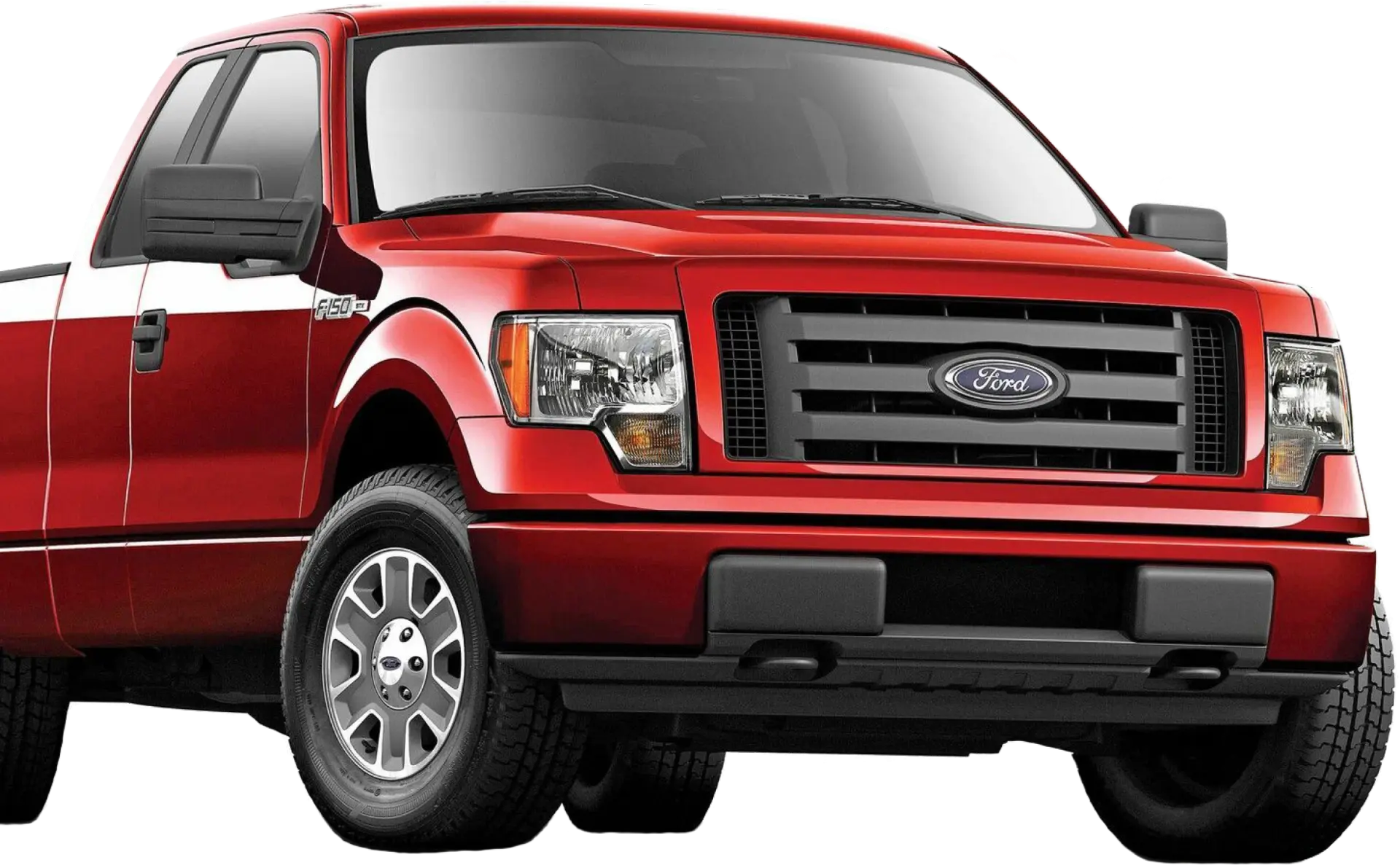 red pickup
